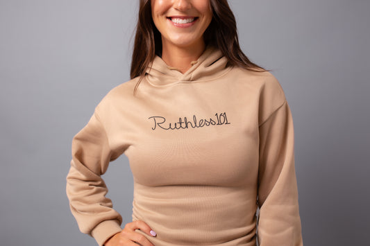 Hoodie Dress--Khaki