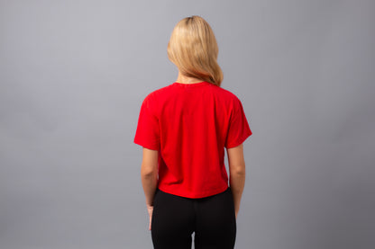 Crop Top-- Red