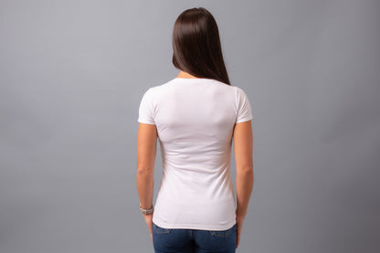 Ruthless101 V-Shirt--White