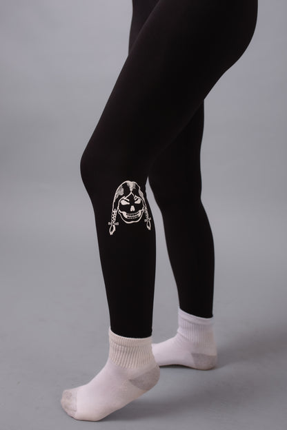 High Waisted Seamless Leggings--Black
