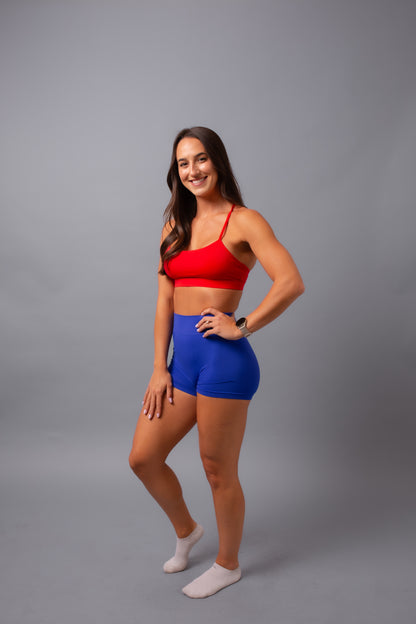 Tummy Control Shorts--Blue