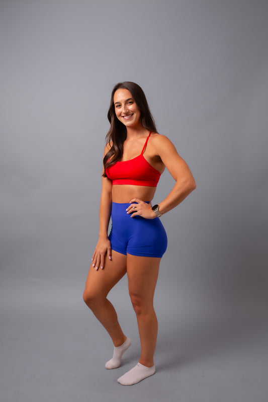Tummy Control Shorts--Blue