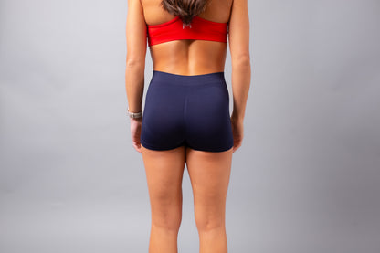 Spandex Shorts--Blue