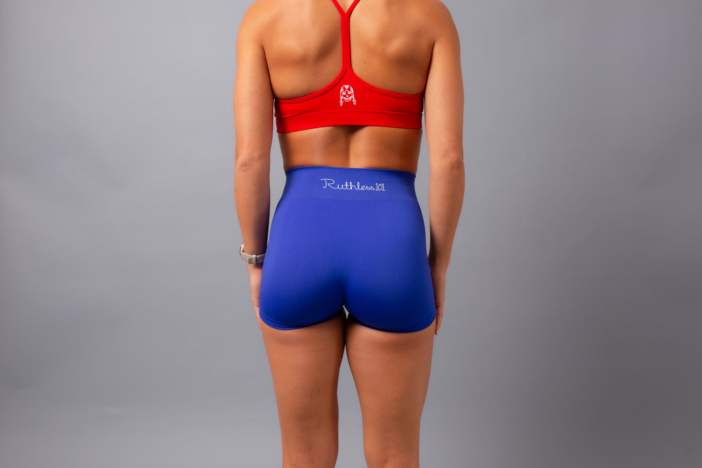 Tummy Control Shorts--Blue